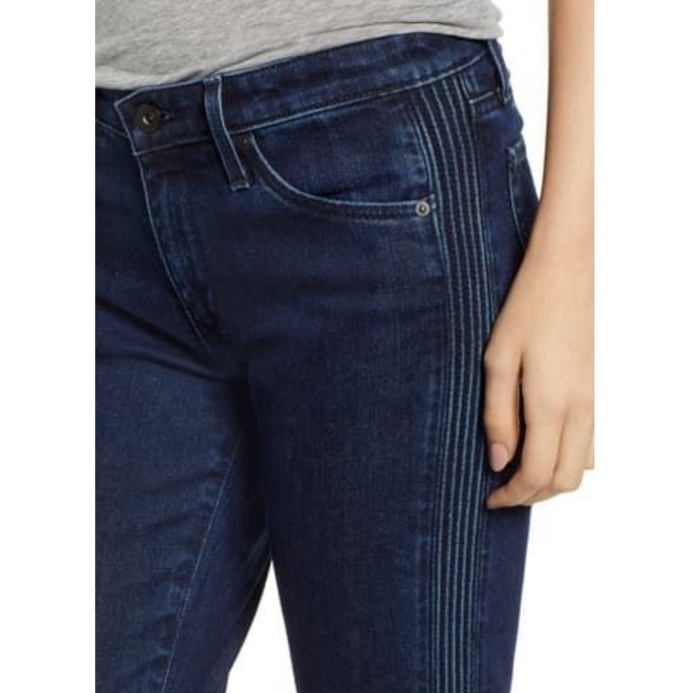 AG Prima Ankle Pintuck Jeans Blue Size 25 - Picture 10 of 10
